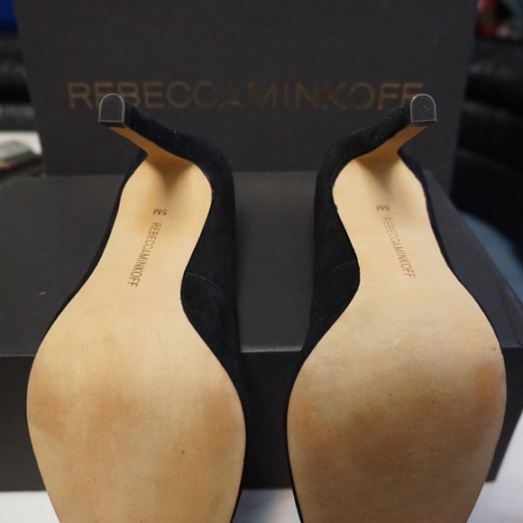 BNIB Rebecca Minkoff Hailey Suede Pumps Sz 5 - Picture 5 of 7